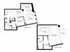 2+D Floor plan - 1,526 Sq.Ft. 2+D Floor plan at Custom House, St. Paul
